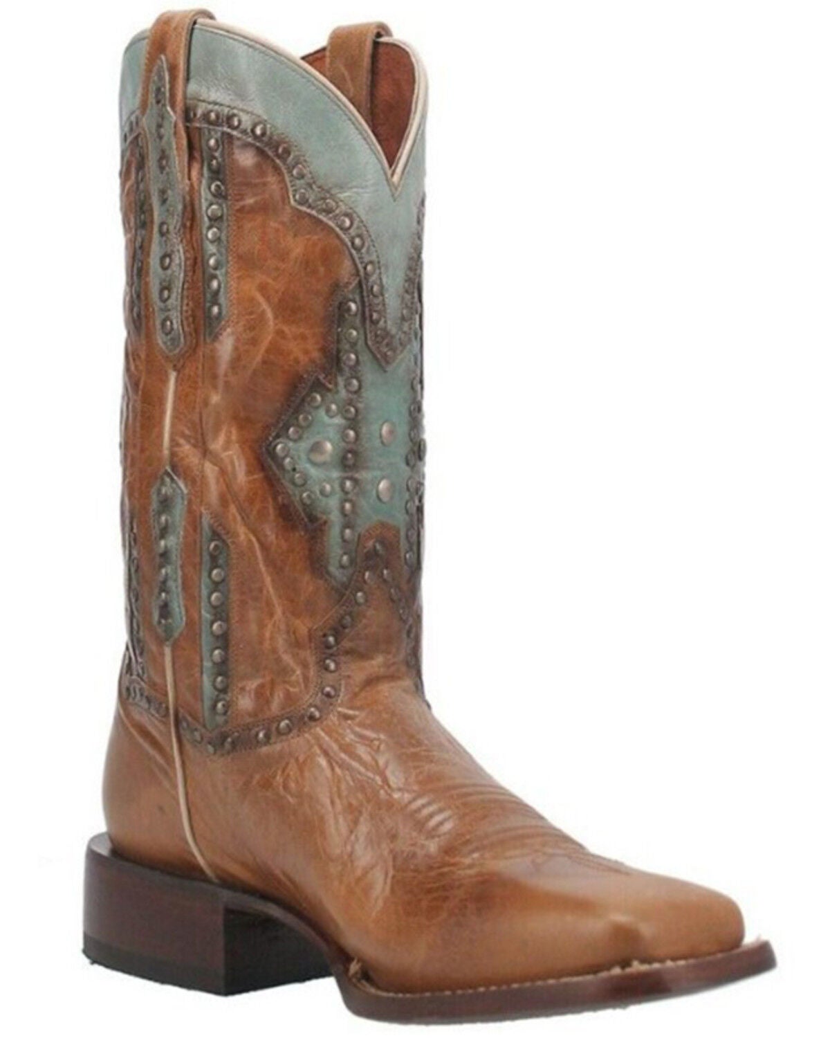 Image #1 - Dan Post Women's Darby Western Boots - Broad Square Toe, , hi-res