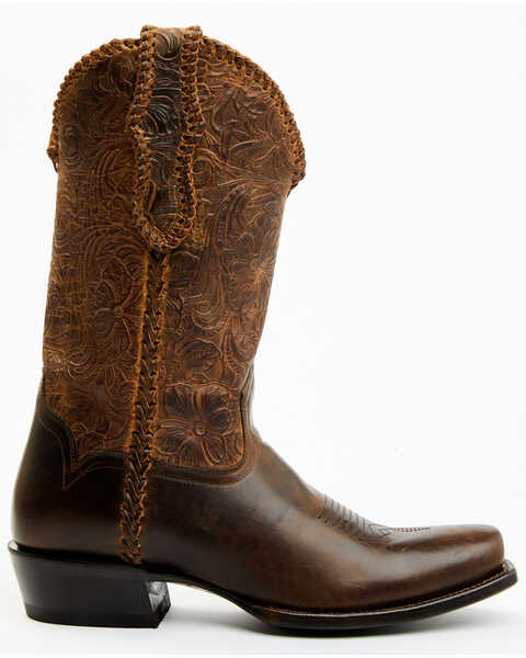 Image #2 - Moonshine Spirit Men's Pancho Tooled Western Boots - Square Toe, Brown, hi-res