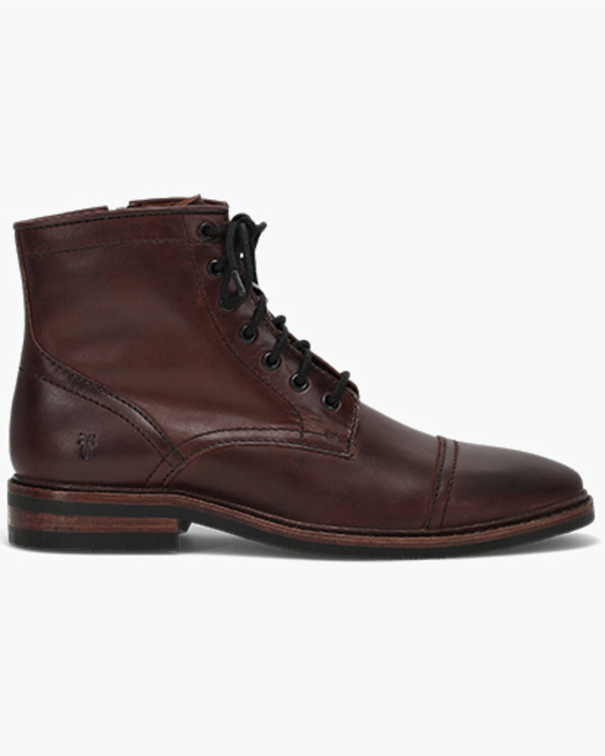 Image #2 - Frye Men's Paul Mid Lace Casual Boots - Round Toe, Brown, hi-res