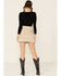 Image #4 - Double D Ranch Women's Gathered Stories Fringe Skirt, Cream, hi-res