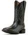 Image #2 - Ariat Men's Sport Latigo Crocodile Print Performance Western Boots - Broad Square Toe, Black, hi-res