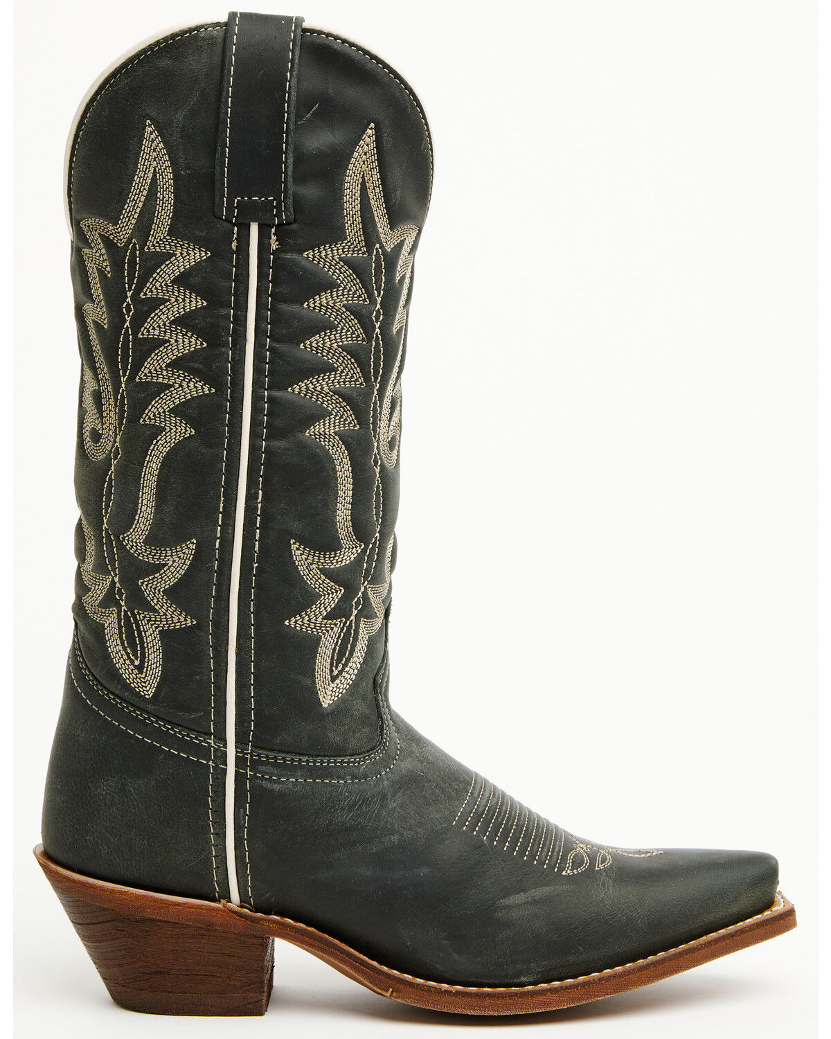 Image #2 - Laredo Women's Carly Western Boots - Snip Toe, Navy, hi-res