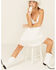 Image #3 - Tempted Women's Crochet Top Sundress, White, hi-res