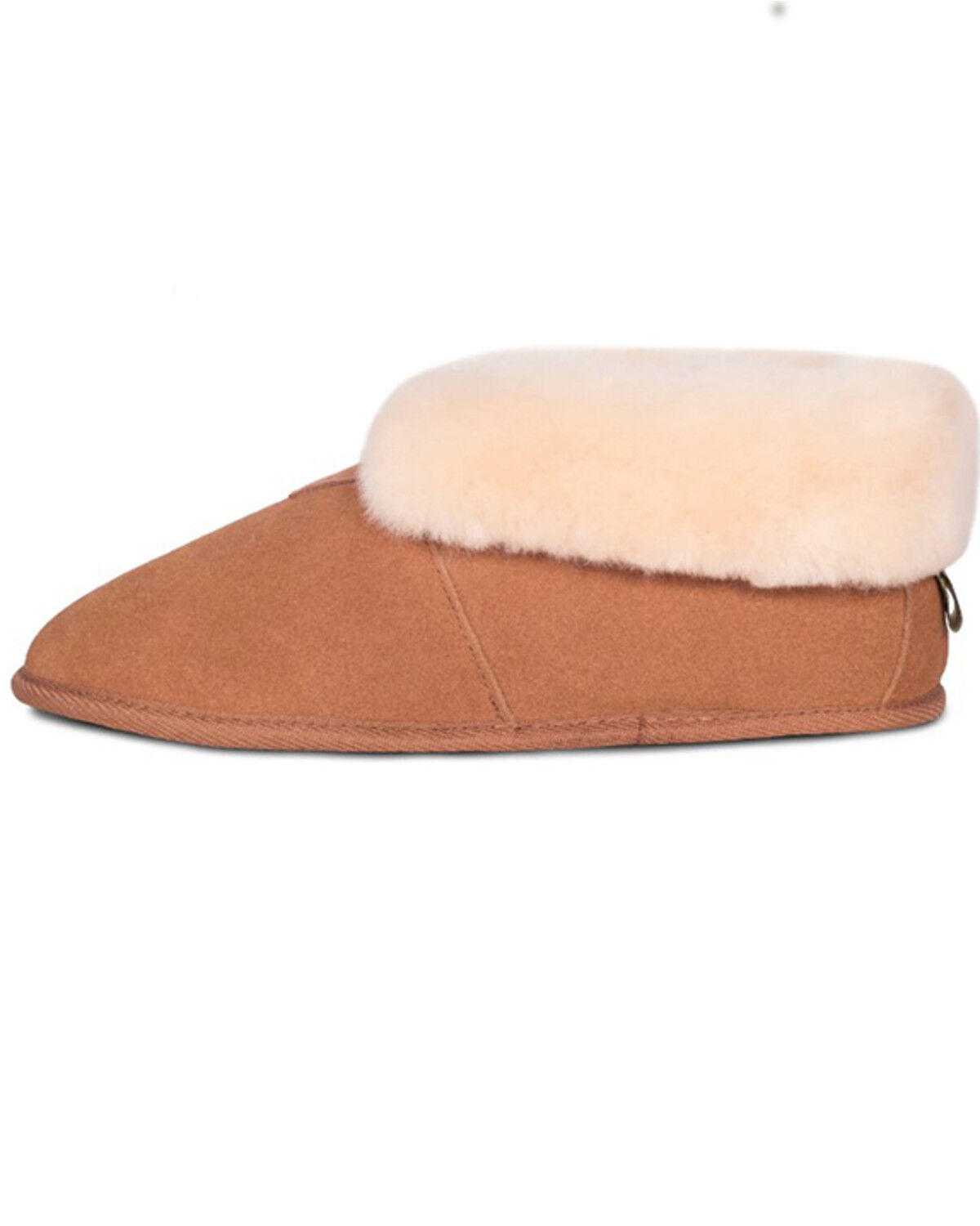 Image #2 - Cloud Nine Women's Sheepskin Soft Sole Booties, Chestnut, hi-res