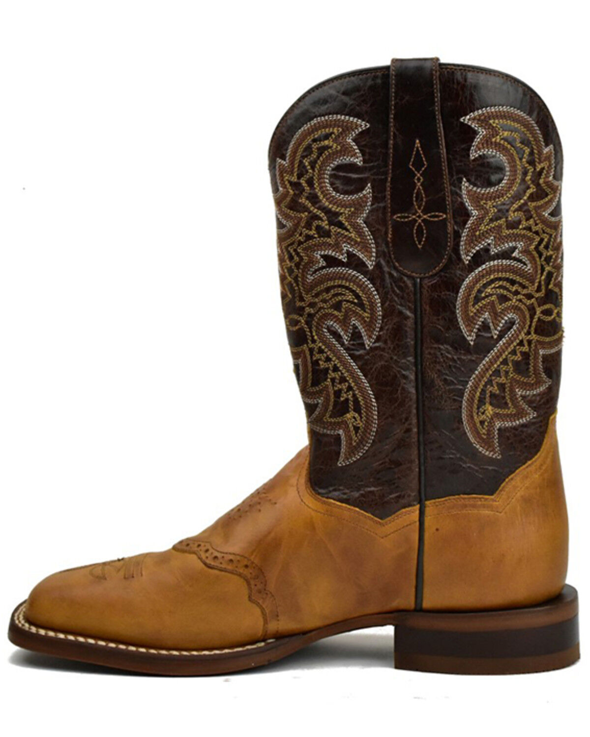 Image #3 - Dan Post Men's Rio Arriba Performance Western Boots - Broad Square Toe, Brown, hi-res