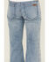 Image #3 - Rock & Roll Denim Girls' Southwestern Print Panel Button Flare Stretch Denim Jeans, Medium Wash, hi-res