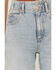 Image #2 - Free People Women's Aster Light Wash High Rise Straight Denim Jeans, Light Wash, hi-res