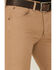 Image #2 - Wrangler Men's Tough Comfort Performance Slim Straight Canvas Jeans - Tall, Wheat, hi-res