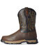 Ariat Men's Rebar Flex Waterproof Western Work Boots - Soft Toe, Brown, hi-res