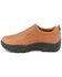 Roper Ostrich Print Leather Slip-On Shoes, Buttercup, hi-res