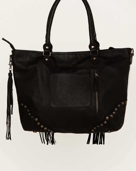 Image #3 - Idyllwind Women's Cow Are You Tote, Black, hi-res