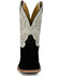 Image #4 - Justin Men's Baron Cowhide Western Boots - Broad Square Toe, Black, hi-res