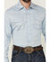 Image #3 - Wrangler Retro Men's Solid Long Sleeve Snap Western Shirt - Tall, Light Blue, hi-res