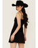 Image #4 - Idyllwind Women's Bee Embroidered Beaded Mini Dress, Black, hi-res