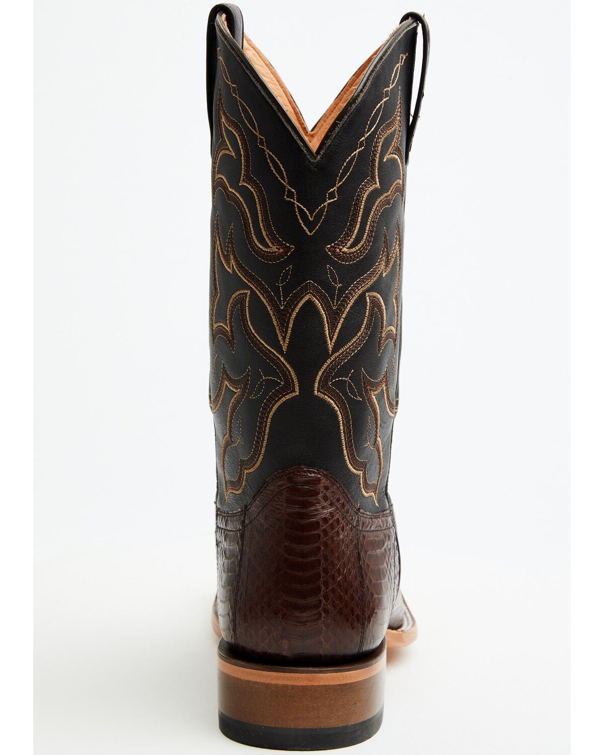 Image #5 - Cody James Men's Ayer Exotic Snake Western Boots - Broad Square Toe, Brown, hi-res