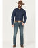 Image #1 - Rock & Roll Denim Men's Revolver Medium Wash Slim Straight Reflex Denim Jeans, Medium Wash, hi-res