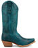 Image #2 - Black Star Women's Paradise Western Boots - Snip Toe, Blue, hi-res