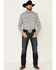 Moonshine Spirit Men's Ricochet Paisley Print Long Sleeve Snap Western Shirt  , White, hi-res