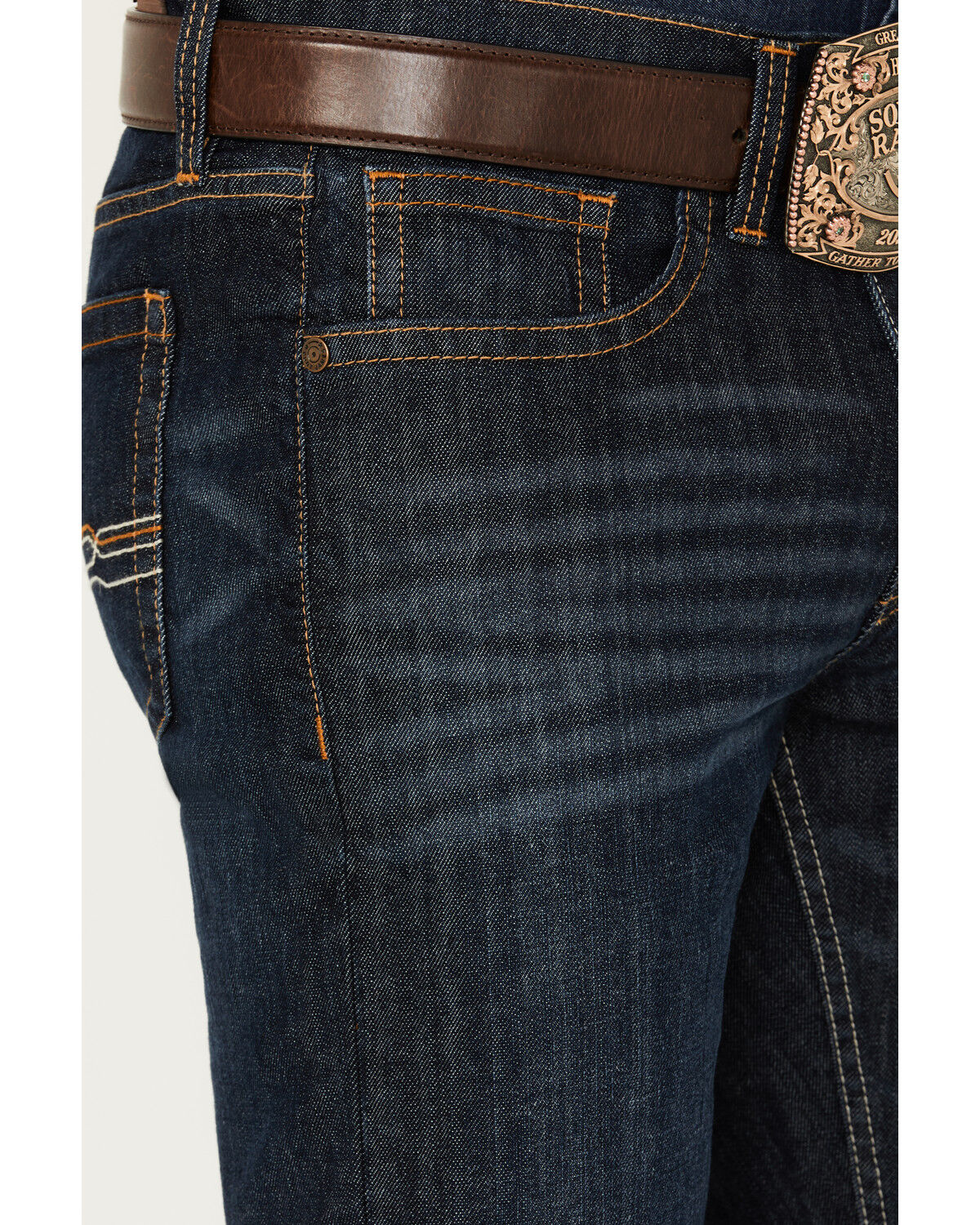 Image #2 - Cody James Men's Night Hawk Basic Dark Wash Slim Straight Stretch Denim Jeans, Blue, hi-res