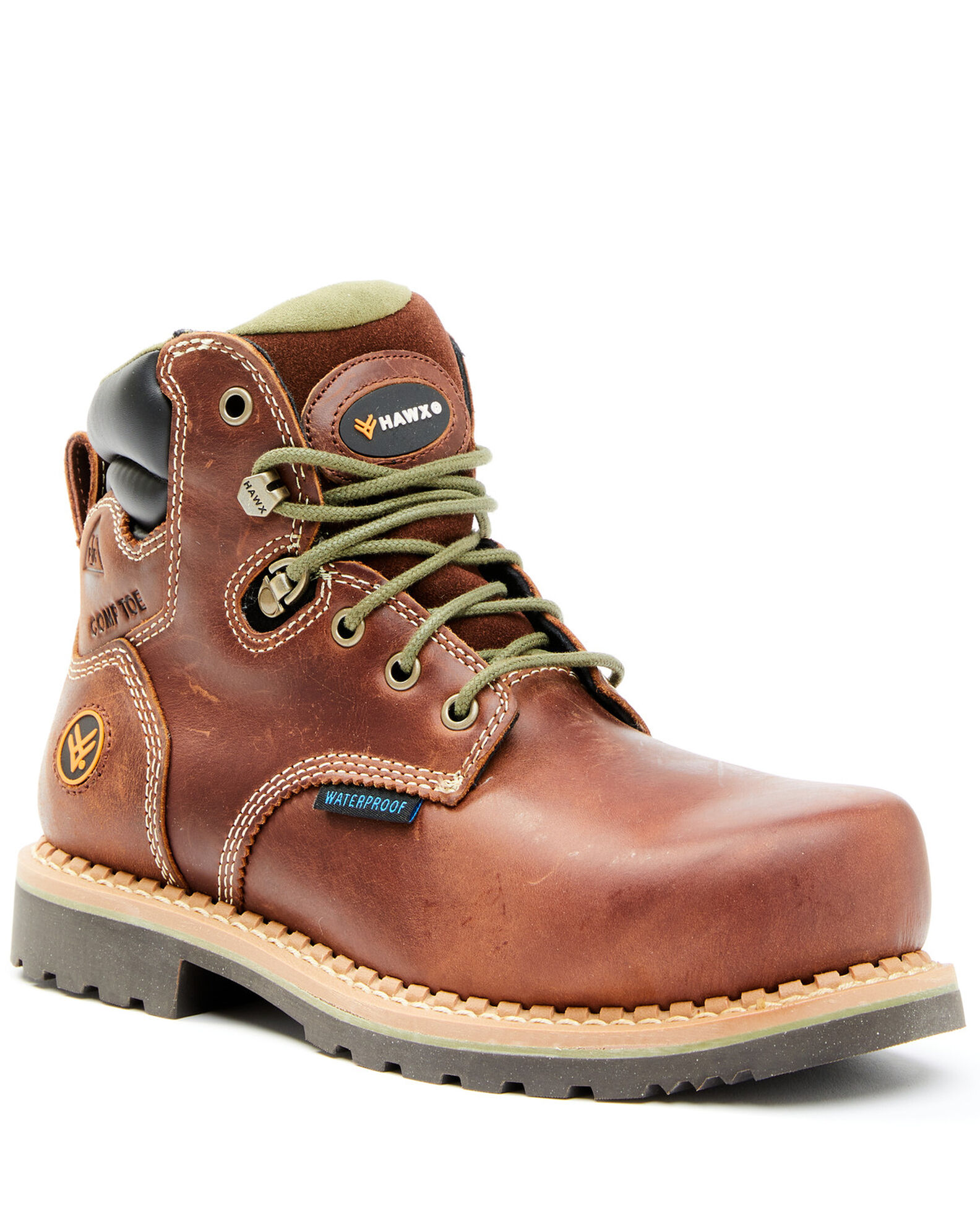 Hawx Women s Platoon Waterproof Work Boots Composite Toe