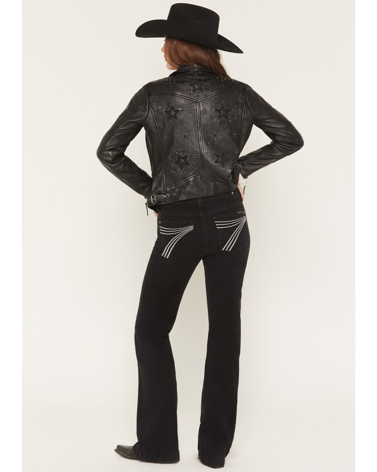 Image #1 - 7 For All Mankind Women's Salem High Rise Bootcut Stretch Denim Jeans, Black, hi-res