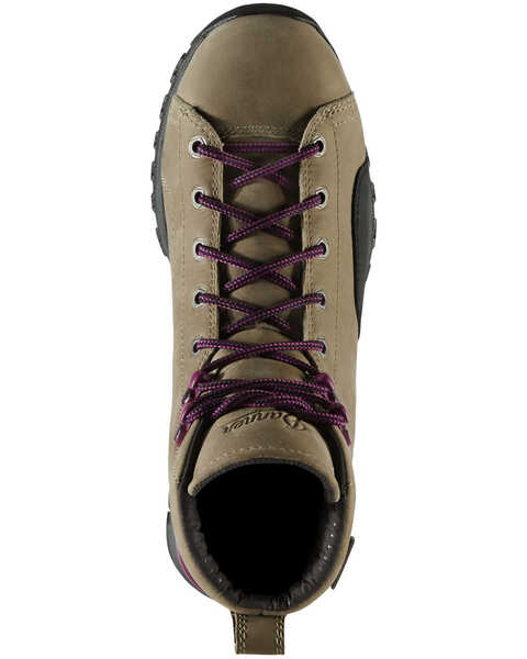 Image #4 - Danner Women's Stronghold Waterproof Work Boots - Composite Toe, Grey, hi-res