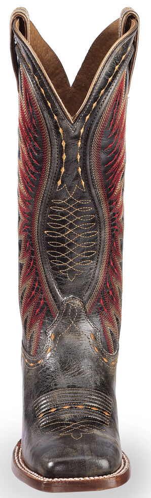 black vaquera boots