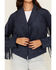 Image #3 - Shyanne Women's Faux Suede Fringe Jacket, Navy, hi-res