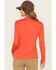 Image #4 - Carhartt Women's Force Sun Defender™ Relaxed Fit Lightweight Long Sleeve Graphic Work Tee, Red, hi-res
