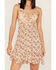 Image #3 - Free People Women's Adella Floral Print Sleeveless Slip Mini Dress, Pink, hi-res
