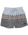 Image #1 - Hooey Boy's Southwestern Print Board Shorts, Grey, hi-res