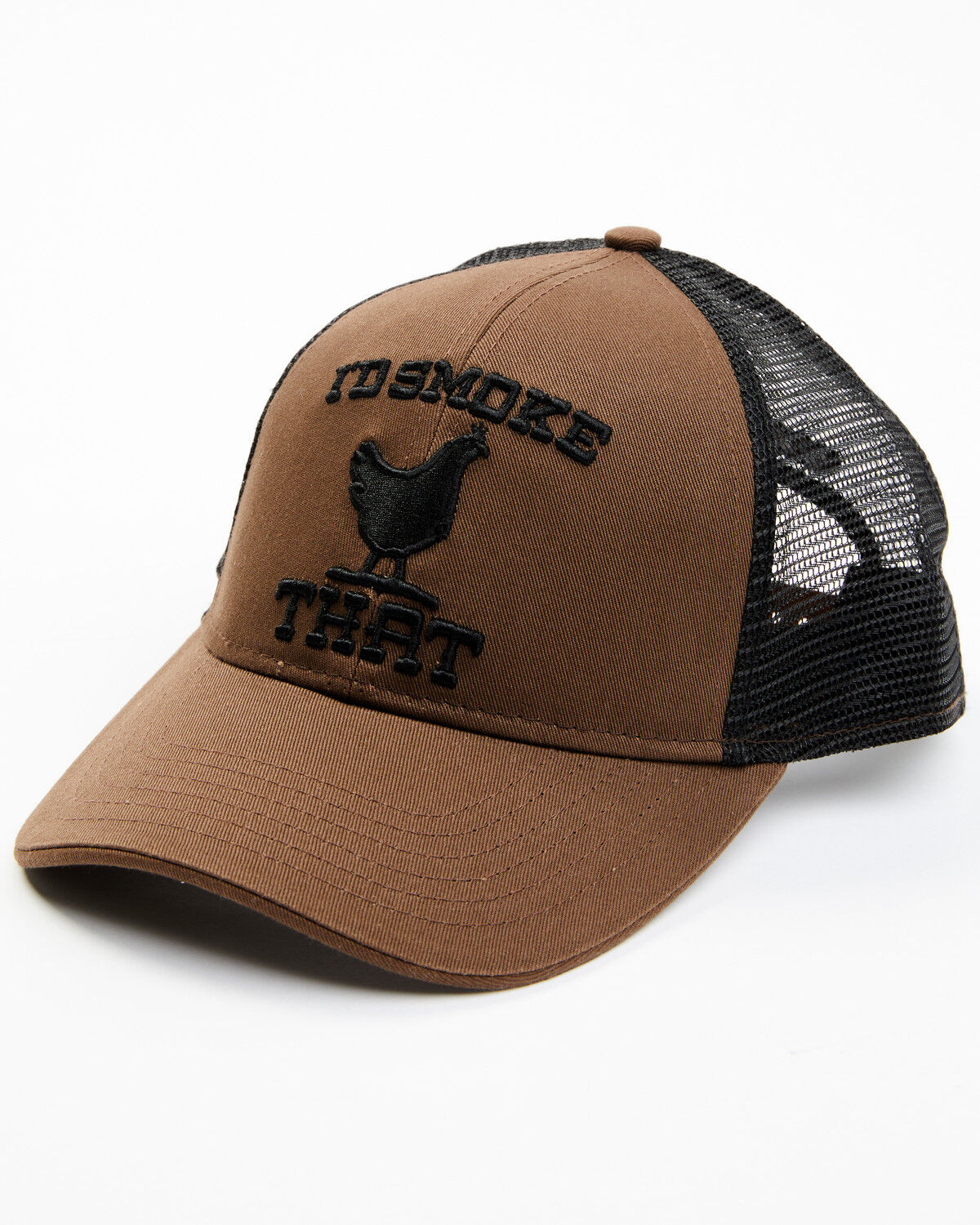 Image #1 - Cody James Men's I'd Smoke That Chicken Ball Cap, Brown, hi-res