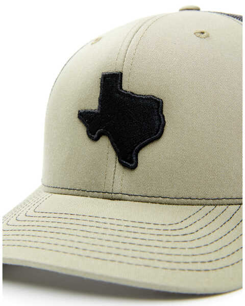 Image #2 - Oil Field Hats Men's Olive Texas Patch Mesh-Back Ball Cap , Olive, hi-res