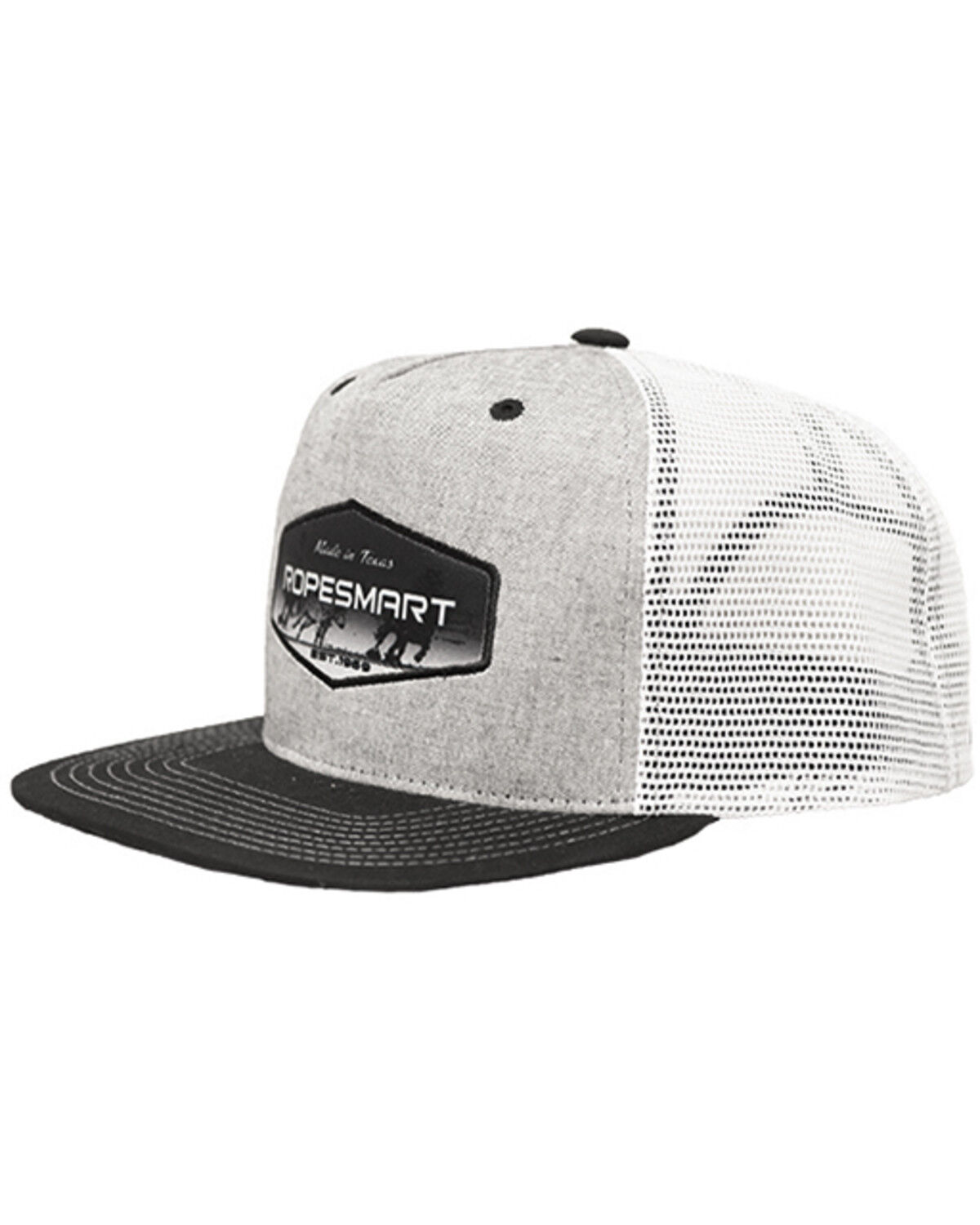 Image #1 - RopeSmart Men's Diamond Gradient Patch Snap Back Ball Cap, Brown, hi-res