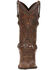 Image #5 - Durango Women's Crush Heart Harness Boots - Snip Toe, Brown, hi-res