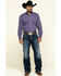 Stetson Men's Classic Medallian Geo Print Long Sleeve Western Shirt , Blue, hi-res