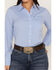 Image #3 - Ariat Women's Gingham Print Long Sleeve Button-Down VentTEK Stretch Shirt, Blue, hi-res