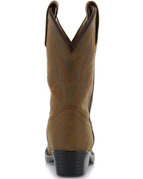 Image #7 - Cody James Boys' Brown Western Boots  - Round Toe, Brown, hi-res