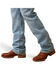 Image #6 - Ariat Men's M5 Eli Straight Rigid Denim Jeans, Light Wash, hi-res