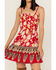 Image #3 - Band of the Free Women's Love Is All Around Floral Print Sleeveless Mini Dress, Red, hi-res