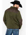 Outback Trading Co. Men's Garner Reinforced Zip-Up Jacket , Olive, hi-res