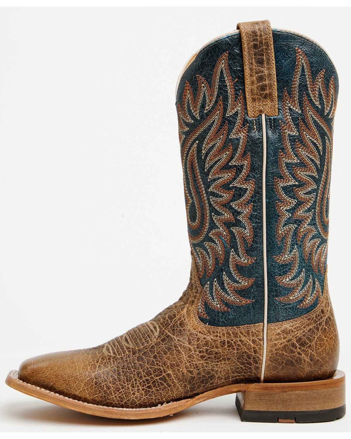 Image #3 - Ariat Men's Gold Point Western Boots - Broad Square Toe, Brown, hi-res