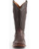 Image #4 - Ferrini Men's Caiman Belly Western Boots - Broad Square Toe, Chocolate, hi-res