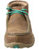 Image #5 - Twisted X Women's Chukka Driving Shoes - Alloy Toe, Brown, hi-res