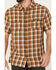 Image #3 - Brothers and Sons Men's Plaid Short Sleeve Button-Down Western Shirt, Beige/khaki, hi-res