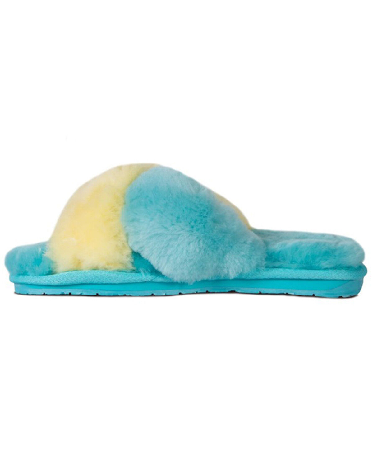 Image #2 - Cloud Nine Women's Duo-Tone Emma Sheepskin Slippers, Blue, hi-res