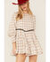 Image #1 - Maggie Sweet Women's Lupe Plaid Dress, Ivory, hi-res