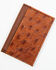 Image #1 - Cody James Men's Credit Card Ostrich Wallet, Brown, hi-res