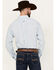 Image #4 - Ariat Men's Kolton Geo Print Long Sleeve Button-Down Western Shirt, White, hi-res