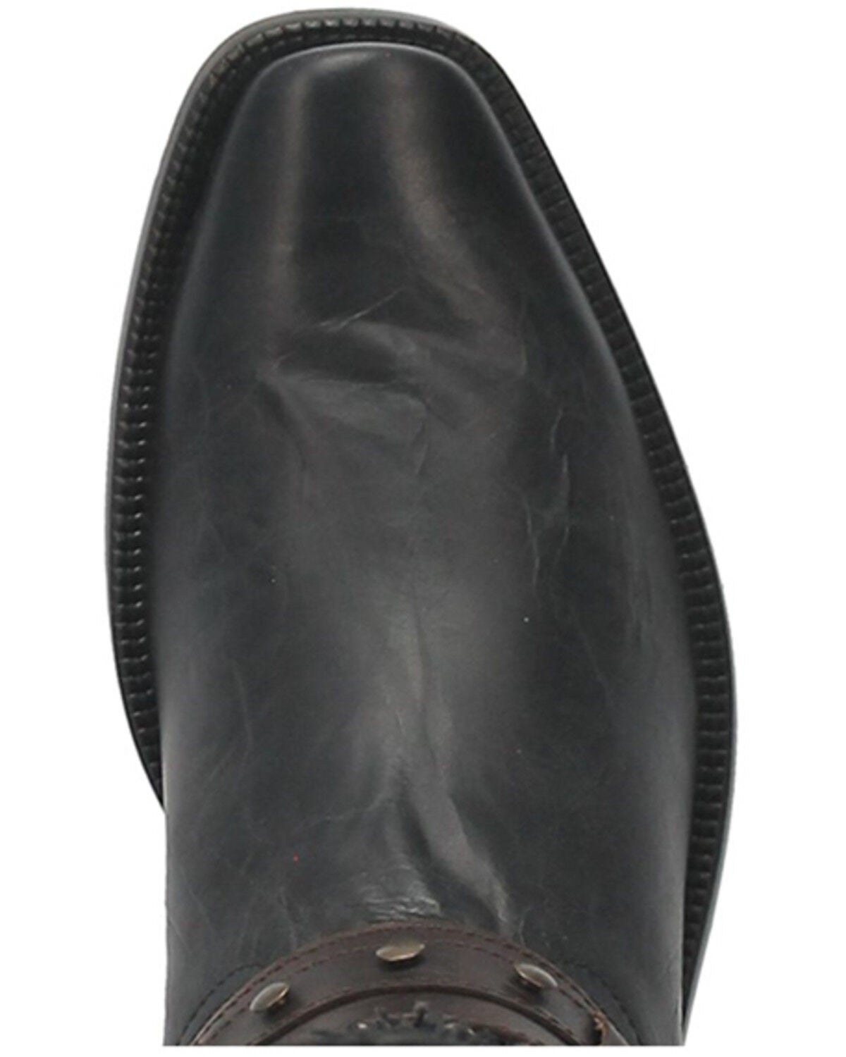 Image #6 - Dingo Men's War Studded Eagle Inlay Western Boot - Square Toe, , hi-res